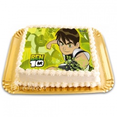 Desene animate Tort cu poza Ben 10