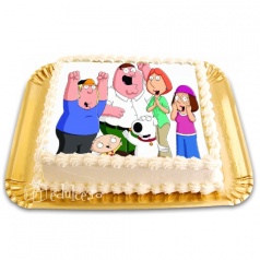 Desene animate Tort cu poza Family Guy