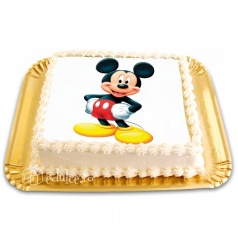 Desene animate Tort cu poza Mickey Mouse