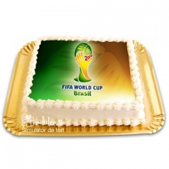 Torturi cu poze Tort Cupa Mondiala 2014